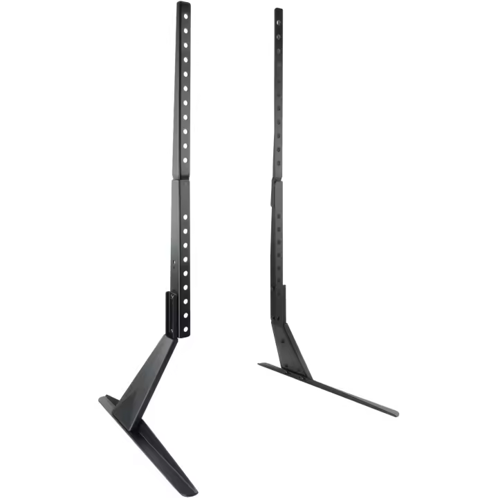 TOOQ DB2375F-B - Soporte para Monitor / TV DE 23" - 75", Incluye Almohadillas de Silicona, Compatible con Pantallas Curvas, De 23 a 75 pulgadas, Montaje en Mesa, Carga Máxima: 40kg, Color Negro - 1