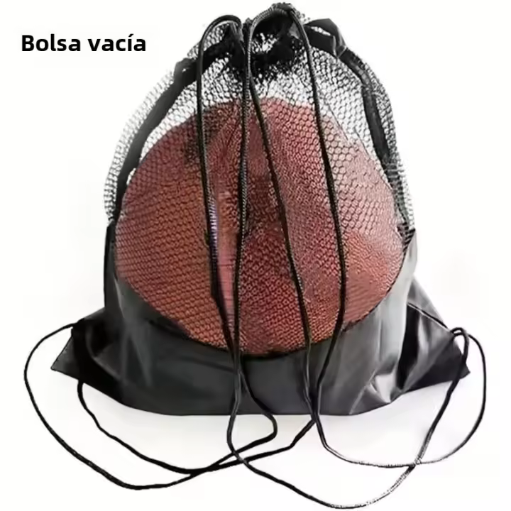 Mochila Deportiva Portátil Para Baloncesto Fútbol Voleibol Bolsa De Red De Malla Para Almacenamiento De Bolas De Deporte Al Aire Libre Viajes Y Gimnasio - 1