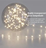 Lámpara De Techo Moderna LED Con Cristal Y Estrellas Fuente De Iluminación Para Dormitorio Estudio Decoración De Habitaciones Material Aluminio - details 8