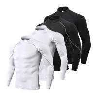 Camiseta De Manga Larga Para Hombre Fitness Running Gym Primavera Otoño Deporte Exterior Tops Poliéster Secado Rápido Cuello Redondo - details 8