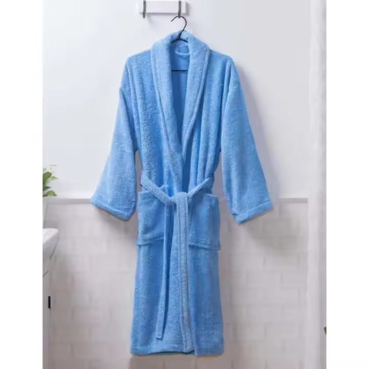 SANCARLOS MARE  ALBORNOZ RIZO LISO 100% ALGODÓN RIZO ROPA BAÑO - 1