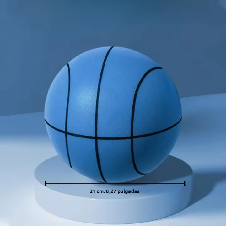 Balón De Bаскеtbalл Silencioso PU Para Niños Juguete Elástico Para Interior Sin Número 5 Y 7 Marca NoEnName_Null Origen China - 1