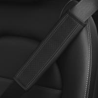 Almohadilla De Cinturón De Seguridad De Cuero PU Para Coche Cubierta De Hombro Transpirable Protección Accesorios De Automóvil Interior - details 7