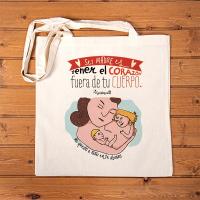 YOSIQUESE Bolsa de tela solidaria | Modelo: 'Ser Madre' | Productos y regalos solidarios hechos por personas con discapacidad - details 4