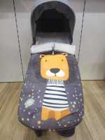 Interbaby saco cochecito universal leon gris - details 3