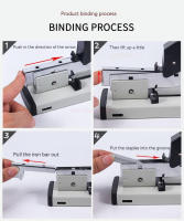 Huapuda Gran Capacidad De Encuadernación De Tornillos Estuche Manual De Metal Resistente Para 100/200 Hojas - details 6