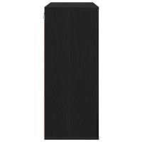 Armario de Pared vidaXL Negro Roble 80x33x80 cm Madera Elaborada - details 5