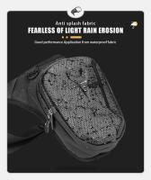 Bolsa Lateral De Motocicleta De Fibra De Carbono Negra Con Carcasa Rígida Bolsa De Cintura Casual Exterior Para Deporte Y Viaje - details 12