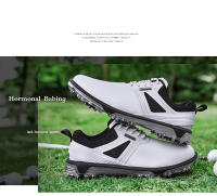 Nuevos Zapatos De Golf Para Hombre Autunno/Invierno Bajo Top Casual Zapatillas Antideslizantes Con Base Gruesa Deportes Al Aire Libre Moda Footwear - details 2