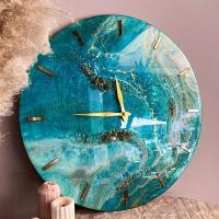 Molde De Resina Para Reloj Grande Molde De Silicona Redondo Para Relojes De Pared DIY Joyería Fabricado En China Sin Químicos Peligrosos - details 4
