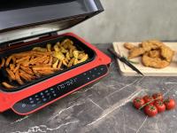 Freidora sin Aceite 7L, 1700W, Freidora de Aire,18 Funciones, 8 Dispositivos en 1, Panel Led Táctil, Modo Manual. Doble uso: con Cesta o Plancha Grill. Tamaño Familiar .Sin BPA. Foodie Fryer .Cloen. - details 2