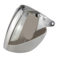 Visera De Motorbike Helmet Lente De Burbuja Antifog Y Anti-UV Con 3 Snap Para Protección Contra El Viento Accesorio De Motocicleta - details 8