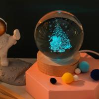 Lámpara De Noche Galaxia Planetaria 3D Cristal Ball Iluminación Decorativa Para El Hogar Regalos Maravillosos Forma Redonda Incluye Bombilla - details 14