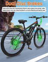 GUNAI GN29 Bicicleta Eléctrica, Neumáticos de 29*2.1 pulgadas, Motor de 750W, Velocidad Máxima de 50km/h, Batería de 15Ah, Alcance Máximo de 90km, Carga Máxima de 130kg, Frenos de Disco Dobles, Bicicleta de Montaña E-Bike - details 7