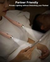 Luz De Lectura Para El Cuello Luz De Libro Portátil Recargable USB Flexible Y Duradera Iluminación LED Para Lectura En Cama - details 10