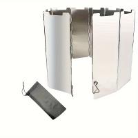 Escudo Antiviento De Aluminio Plegable Para Estufa De Gas 10 Placas Para Camping Y Cocina Al Aire Libre Resistente Al Viento - details 3