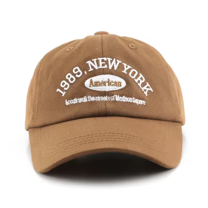 Gorro De Béisbol Ajustable Para Hombres Y Mujeres Estilo Casual Bordado Con Letras Material De Algodón Sombrero De Sol Unisex Color Sólido Con Visera - 1