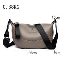 Bolso de mano de cuero suave para Mujer, Bandolera de hombro, de gran capacidad, de Marca genuina - details 1