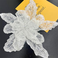 1PC Parche Bordado De Flores Colorido 3D Con Lentejuelas Y Encaje Para Ropa Aplicaciones De Tela Bordadas Con Diamantes Tamaño 28cmx30cm - details 12