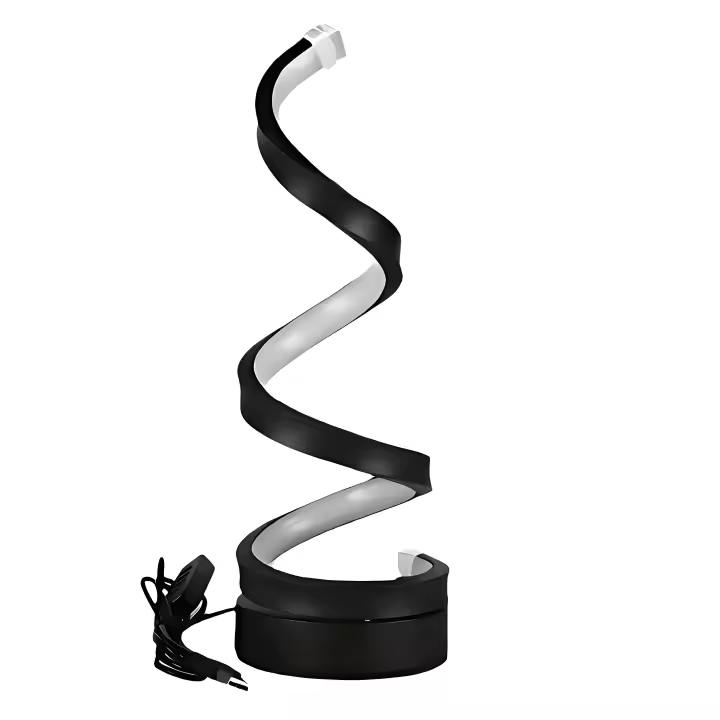 Lámpara De Mesa Moderna Minimalista Ajustable En Color Para Dormitorio Sala De Estar Oficina Luz De Escritorio De Bajo Consumo Hierro Negro - 1