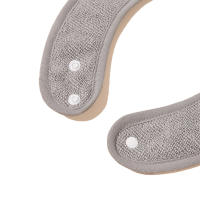 4Pcs Pañuelos De Comer Para Bebés Niño Y Niña Color Sólido Impermeables Toallas Bandanas De Burp Rango De Edad 0-1 Años - details 4