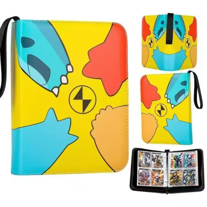 Álbum de tarjetas, carpeta de colección para cartas de juego, álbum de cartas EVA, organizador de barajas.（4 casillas, 50 páginas, 400 tarjetas.） - 1