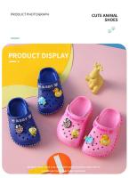 Zapatillas De Jardín Para Niños Verano Transpirables Y Ligeras Con Diseño De Dibujos Animados Zapatos De Playa Para Niños Y Niñas Tallas Para Edad 3-6 Años - details 0