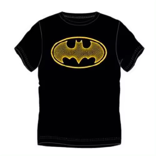 Camiseta adulto manga corta Batman - Logo negra - amarilla Raíz MERCHAN-STORE Camisetas - 1