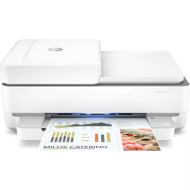 HP DeskJet 6420e - Impresora Multifunción, Wi-Fi Direct,  HP Smart App,  USB 2.0 de Alta velocidad y Apple AirPrint, Imprime,  Escanea y Copia en Blanco & Negro y en Color, 6 Meses de Impresión Instant Ink con HP+ - 223R4B - 1