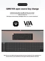 Teclado Mecánico Weikav Lucky65 V2 Kit De Personalización 3 Modos Bluetooth Hotswap Estructura De Ganchos RGB Regalo Para Gaming - details 10