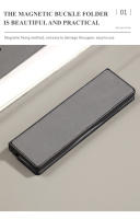 Carpeta De Negocios A4 De PU Para Guía De Servicio De Hotel Carpeta De Ventas Con Clip Para Contratos Y Menús - details 6