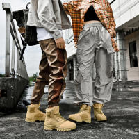 Botas De Montar Para Parejas Al Aire Libre Botines De Camuflaje Transpirables Para Hombres Y Mujeres Zapatos De Senderismo Casual Botas De Entrenamiento Alta Con Suela De TPR - details 24