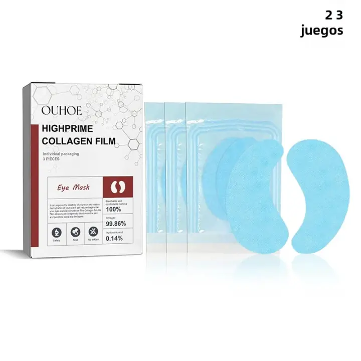 Mascarilla facial de colágeno soluble, parche antienvejecimiento para eliminar arrugas - 1