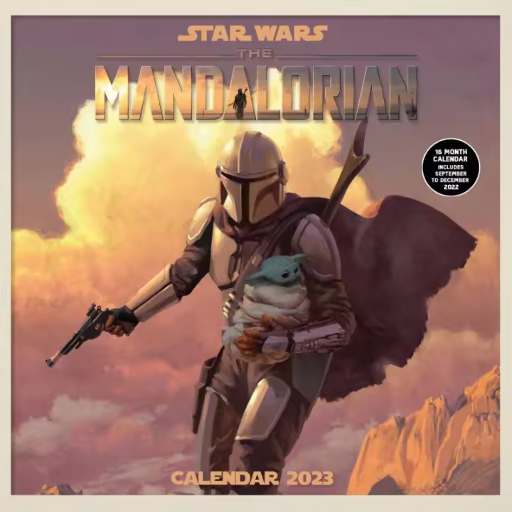 Calendario 2023 The Mandalorian Star Wars Grande - 1