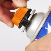 Adaptador De Estufa De Camping Al Aire Libre Convertidor De Horno Split Tipo Conector De Carburador De Gas Adaptador De Botella De Aluminio Para Camping - details 3