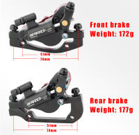 IIIPRO Freno De Disco Hidráulico MTB Para Bicicleta De Montaña 160mm Con Disco De Freno Y Cable De Pull Para Freno Calipero - details 2