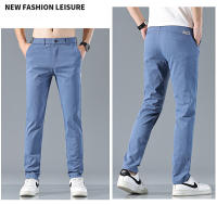 Pantalones Clásicos Para Hombre Verano 2024 Gris Azul Negro Moda Casual Comodidad Talla Media Cierre De Cremallera Estilo Recto - details 15