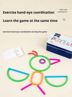 Puzzle De Madera Divertido Juego Educativo Para Niños Empaque Portátil Aprendizaje Cognitivo Temprano Consciencia De Colores Formas Y Vida Regalo Para Niños - details 5