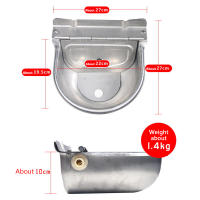 Bebedero automático de acero inoxidable para mascotas, herramienta para ganado, cuenco de agua con bola flotante para ganado, caballos, cabras, ovejas y perros - details 7