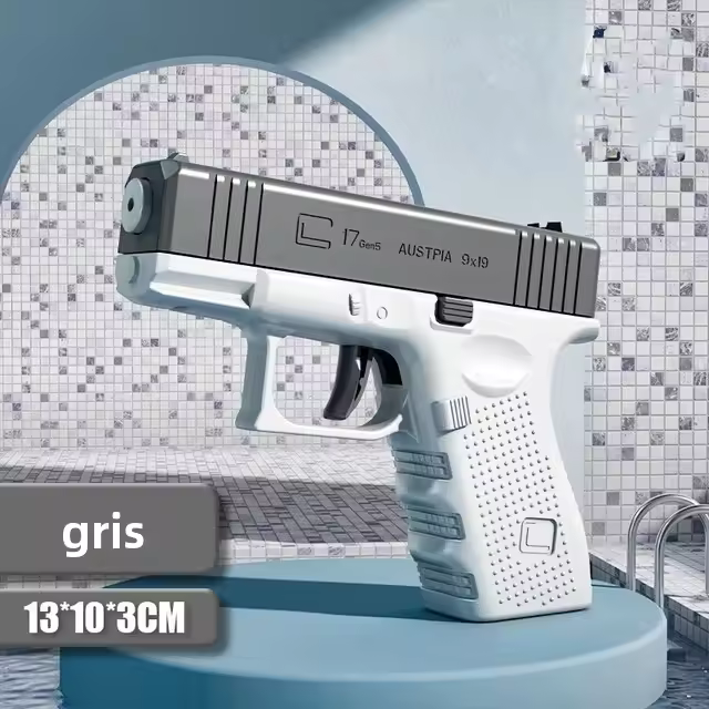 Pistola De Agua Eléctrica Para Adultos Y Niños Gran Capacidad Para Piscinas Playas Y Fiestas Al Aire Libre Tema Verano - 1