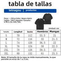 Camiseta De Anime Jujutsu Vintage Geto Suguru Para Hombre Estilo Retro Streetwear Manga Corta Suelta Ácido Camisetas De Verano Casual - details 1