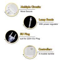 Luces De Garland LED Impermeables Para Decoración De Navidad Y Bodas 10m 30m 50m 100m Luz Faeira Para Interior Y Exterior 220V EU - details 4