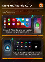 Reproductor Multimedia Para Coche 1DIN Pantalla Táctil HD De 6.86 Pulgadas Soporta Carplay Android 13 Auto Para Nissan Toyota - details 5