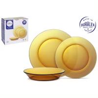 Duralex® Colección Lys ,Plato de cena，cristal Vermeil,Juego de 18 piezas , OK microondas y lavavajillas, Made in France - details 3
