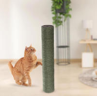 COTTECOTA-Recambio de rascador, Tronco de Repuesto de color verde, sisal Natural con enroscador, Diametro 6cm 9cm, altura 20cm,33cm,40cm,50cm,60cm.Poste De Repuesto para Rascadores para Varios Rascador para Gato De Sisal, Auténtico Sisal con Interior Hilo - details 2
