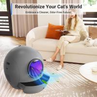 ELS PET Arenero Autolimpiable Para Gatos, Arenero Gatos Cubierto Con Gran Capacidad y con Control de App 60L - details 2