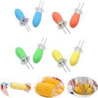 Cuchara De Acero Inoxidable Para Maíz Con Mango De Goma Herramientas De Cocina Para Barbacoa Y Fiestas Utensilios Accesorios - details 2