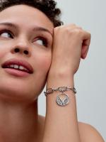 Pandora - Charm de medalla extragrande con Alas de Pandora ME - Plata de Legislación - details 3