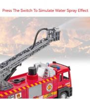 Camión Escala 1/32 Con Luz Y Música Juguete De Rescate De Bomberos Con Rojellera Regalo Para Niños Simulación De Metal Para Jóvenes Y Adultos - details 7