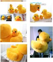 Lindo pato amarillo de peluche de felpa, muñeco de peluche súper suave, juguete abrazable, regalo para niños, 20 cm - details 2